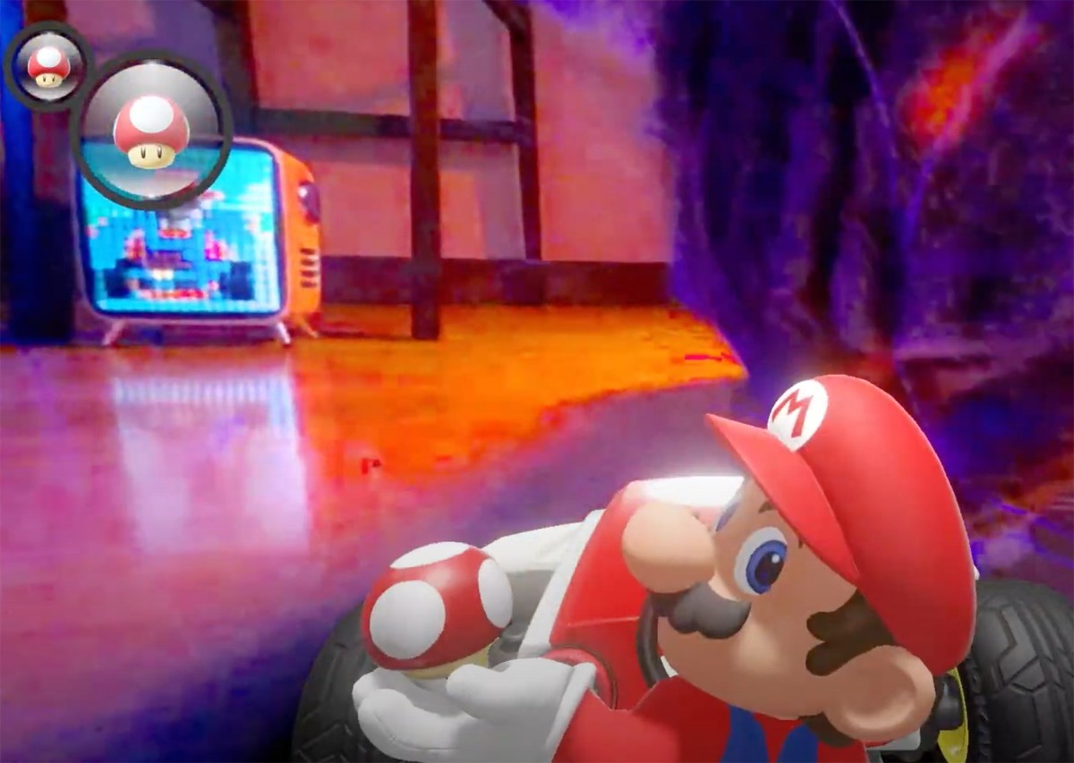 Nintendo Switch Fan recrea Rainbow Road con Mario Kart Live: Circuito de&nbsp;casa